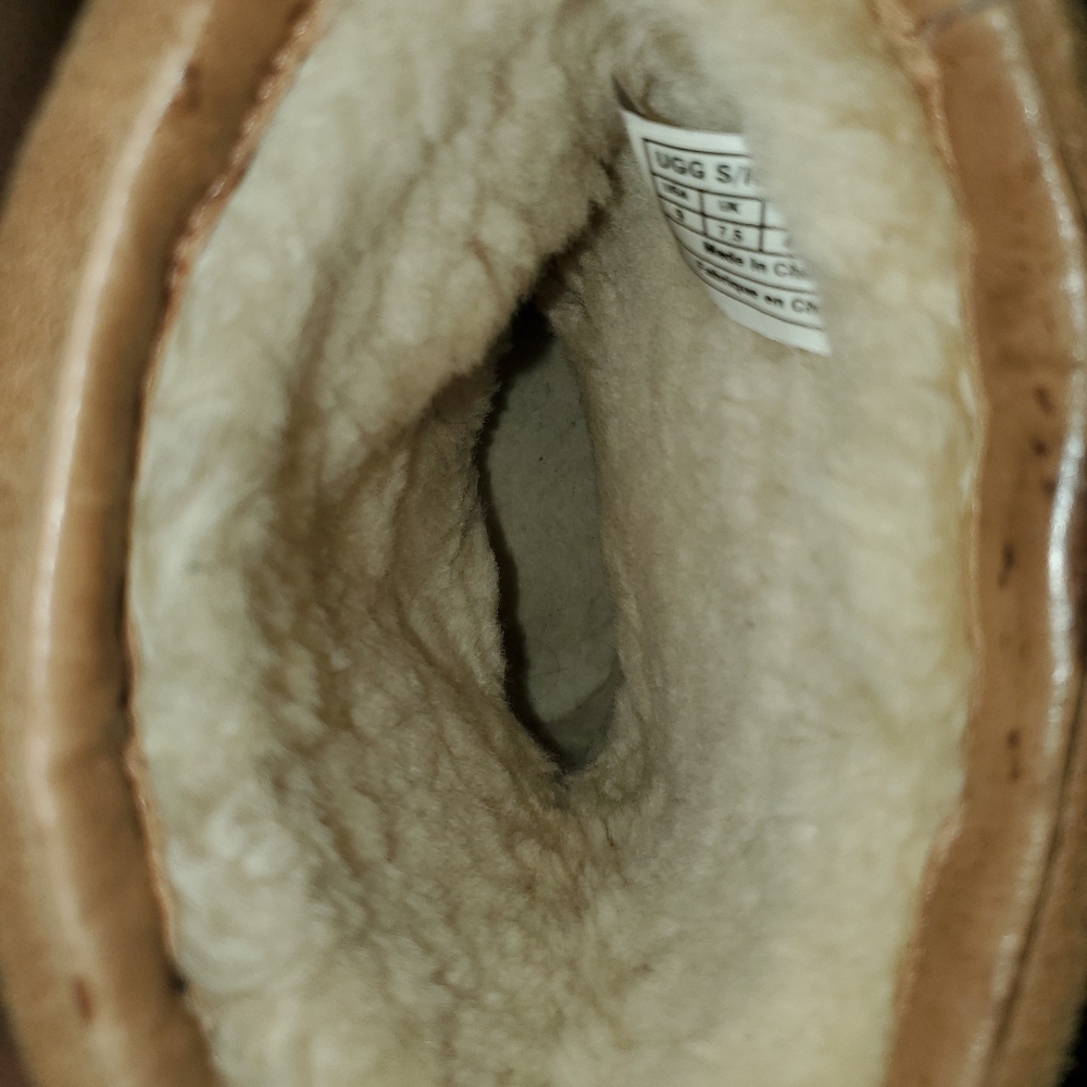 Uggs size 9 Chestnut w gold grommets - Picture 9 of 10